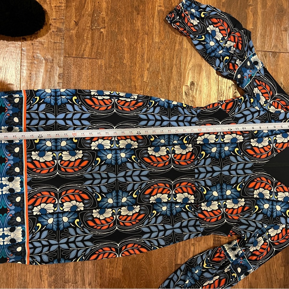 NWOT Maggy London Midi Dress. Beautiful colors & comfy! Too big for me. Sz 14 - Picture 9 of 9